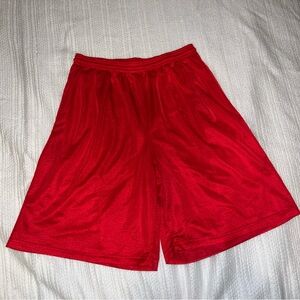 Sport-Tek Bold Red Men's Athletic Shorts